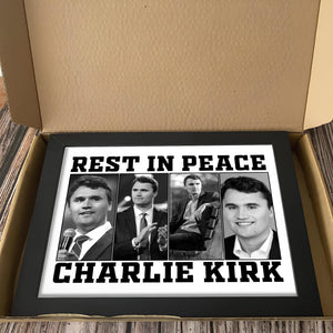 Rest In Peace For Charlie Kirk Memorial Picture Frame HO82 65738