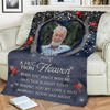 Personalized A Hug From Heaven Custom Photo Memorial Blanket CH07 896454