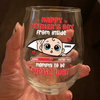 Mommy To Be Please Wait, Baby From The Inside Wine Glass Personalized Gift For Mom HO82 893754