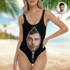 Custom Face Funny Swimsuit Unique Beach Gift for Women LM32 899883