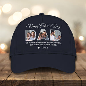 Custom Photo Happy Father's Day Family Classic Cap TH10 892933