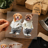 Custom Photo And Name Dog Cat DTF Transfer - Gift For Dog Cat Dad, Pet Lovers, Father's Day HO82 902472