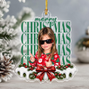 Custom Photo Merry Christmas Acrylic Ornament Unique Holiday Gift for Kids and Family LM32 670295