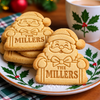 Personalized Family Name Santa Christmas Cookie Cutter & Stamp, Personalized Holiday Baking Gift CH07 181098