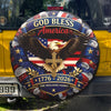 Personalized Patriotic 250th Anniversary God Bless America Eagle 1776–2026 Tire Cover HO82 902056