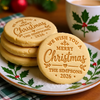 Personalized Family Name We Wish You A Merry Christmas Cookie Stamp, Holiday Baker Gift HO82 904126