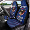 Custom Name God Bless America 250th Anniversary 1776-2026 Eagle Car Seat Cover HO82 902086