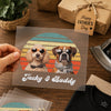 Custom Photo Dog Cat Vintage Retro DTF Transfer - Gift For Dog Cat Lovers, Dad, Father's Day HO82 902476