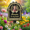 Custom Photo Forever In Our Hearts Memorial Garden Stake HA75 892678