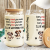 Personalized Gift Every Snack You Make We'll Be Watching You Glass Can With Lid LM32 893185