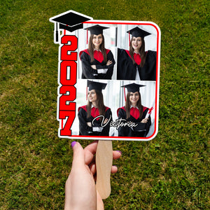 Custom Photo 2025 Graduation Perfect Gift Idea Face Fan LM32 893267