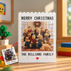 Personalized Lego Photo Merry Christmas Building Brick Blocks Gift For Family TH10 171543