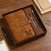 Custom Journal Engraved Leather Notebook Set With Pen, Gift For Dad, Family Gift LM32 899341