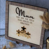 Personalized Name You Are The Piece That Holds Us Together 2-Layered Wooden Plaque Gift For Mother's Day HO82 901674