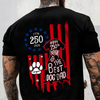 Custom Name Happy 250th Birthday To Best Dog Dad Dog Mom America Flag Back Dog Shirt CH07 911890