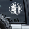 This Is God's Country - 250 Years of America Car Window Decal Sticker LM32 895831