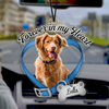 Custom Dog Photo Forever In My Heart Memorial Car Hanging CH07 180040