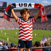 Custom Kids Name and Number 2026 USA Soccer Jersey Set For Kid, Sport Lovers LM32 669451