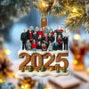 Custom Photo Cozy Xmas Crew Family Acrylic Ornament Gift For Mom, Dad, Brother, Sister, Kids HO82 900042