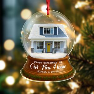 Custom New Home Photo Acrylic Ornament Housewarming Gift For Family CH07 899934