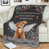 Snuggle This Blanket Memorial Pet Loss - Custom Dog Memorial Photo Blanket CH07 896482