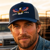 250th Anniversary USA Patriotic Embroidered Trucker Hat CH07 911944