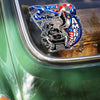 250 Years of Freedom America Fishing - Patriotic Bass Fisherman Car Window Decal Sticker LM32 899165