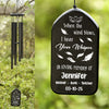 When The Wind Blows, I Hear Your Whisper Memorial Wind Chimes HA75 891966