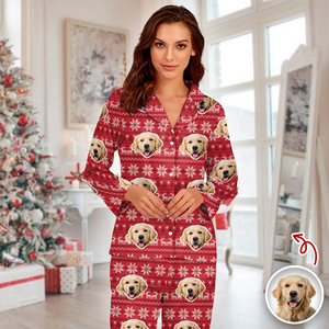 Custom Photo Christmas Is Coming Pajamas Gift For Dog Lovers HA75 897012
