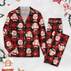 Custom Photo Name Christmas Light Snow Pajamas CH07 895326