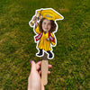 Custom Photo Graduate Personalized Face Fans Graduation Day Party Decor CH07 895330
