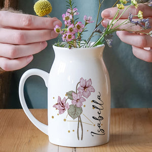 Personalized Flowers And Constellations Flower Vase TH10 894427