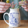 And She Lived Happily Ever After Dog Toile De Jouy Personalized Vase LM32 893843