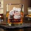 Personalized Dad and Kid Photo Engraved Whiskey Glass CH07 911372