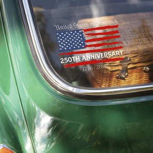 USA 250th Anniversary Car Window Decal Sticker TH10 896355