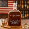 We The People Sympathy Quote For 250 Years of Freedom Whiskey Bottle LM32 895481