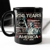Celebrate Our America 250th Anniversary We The People Black Mug CH07 896714