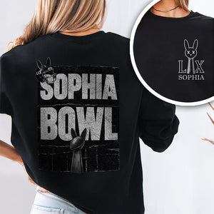 Personalized Name LX Bunny Dark Back & Front Shirt, Gift For Football Lovers HO82 901062