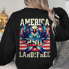 America 250 USA Freedom Liberty Back Side Dark Shirt HA75 897286