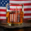 250 Years America Flag 250th Birthday 1776-2026 Whiskey Glass HO82 894784