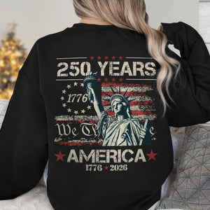 Celebrate Our America 250th Anniversary We The People Back Side Dark Shirt CH07 896712