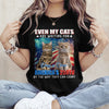 Custom Photo Even My Dogs Cats Are Waiting For America’s 250th Dark Shirt HO82 900332