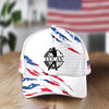 Personalized Golf Ball Pattern With America Flag Classic Cap HO82 902326