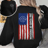 We the People T-Shirt, 250 Years of Freedom Betsy Ross Flag Back & Front Dark Shirt CH07 910528