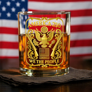 1776 - 2026 America 250th Anniversary Whisky Glass CH07 899084