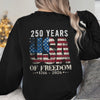 250 Years USA Of Freedom Backside Shirt TH10 896301