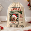Personalized Dog Photo Good Dog List Christmas Santa Sack For Dog Mom Dad CH07 180454