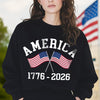 America 1776 - 2026 US Flag Dark Shirt HA75 892856