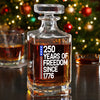 250 Years Of Freedom 250th Birthday America Flag 4th Of July Decanter HO82 894802