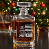 250 Years USA 250th Birthday 1776-2026 Eagle Flag Decanter HO82 894576
